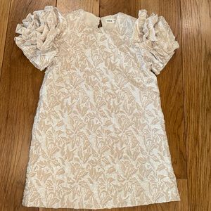 Puff sleeve toddler dress